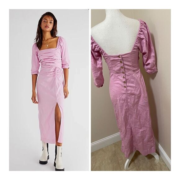 NWT Free People Looking Stunning midi dress size XS . Retail $108 - Picture 1 of 7